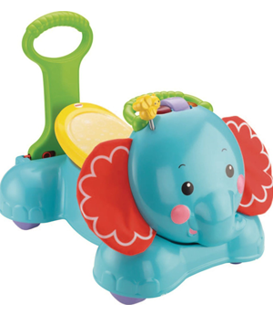 FISHER PRICE - 3-IN-1 BOUNCE - STRIDE & RIDE ELEPHANT (CBN62)