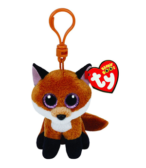 TY BEANIE BOO - SLICK ΚΑΦΕ ΑΛΕΠΟΥ ΧΝΟΥΔΩΤΗ ΜΠΡΕΛΟΚ (8,5εκ.) (1607-36613)
