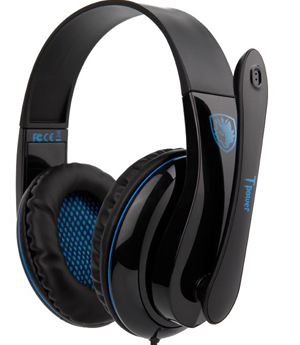 SADES Gaming headset Tpower με 40mm ακουστικά, Blue