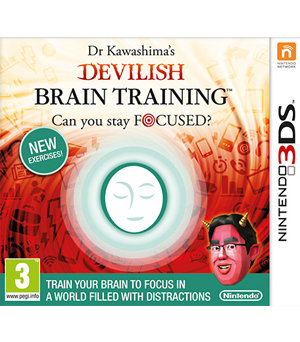 Dr. Kawashima's Devilish Brain Training: Can You Stay Focused? 3DS NEW
