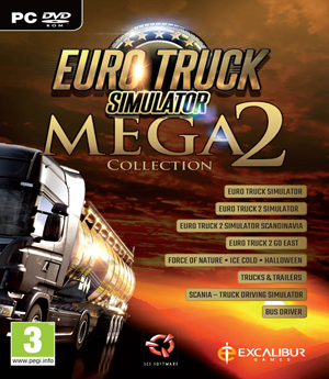 Euro Truck Simulator Mega Collection 2 PC NEW