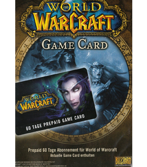 World of Warcraft Game Card 60 DAY PC NEW