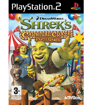 Shrek's Carnival Craze Party Games PS2 USED