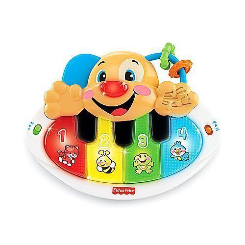 FISHER PRICE - LAUGH & LEARN LEARNING ΠΙΑΝΑΚΙ ΜΕ ΣΚΥΛΑΚΙ (IN GREEK) (W9776)