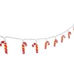 GOOBAY LED λαμπάκια με candy canes 58117, 3000K, 1.2m, 5lm, 10 LEDs