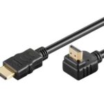 POWERTECH καλώδιο HDMI CAB-H016, γωνιακό, 90° down, 1.5m, μαύρο