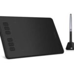 HUION pen tablet H640P, 6.3 x 3.9", battery-free pen, 6 πλήκτρα, μαύρο