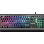 SADES gaming πληκτρολόγιο Neo Whistle SA-KB105, RGB, αθόρυβο, μαύρο (US)