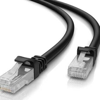 POWERTECH καλώδιο U/UTP Cat 5e CAB-N201, CCA 26AWG 0.4mm, 7.5m, μαύρο