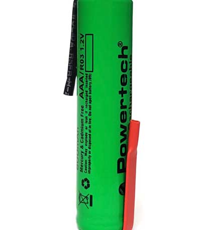POWERTECH επαναφορτιζόμενη μπαταρία PT-788 800mAh, AAΑ (HR03), 1τμχ