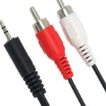 POWERTECH καλώδιο 3.5mm σε 2x RCA CAB-R008, 3m, μαύρο