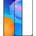 POWERTECH Tempered Glass 5D, full glue, Huawei P smart 2021, μαύρο