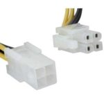 POWERTECH Καλώδιο για MB 4pin αρσενικό σε 4pin θηλυκό , 20cm