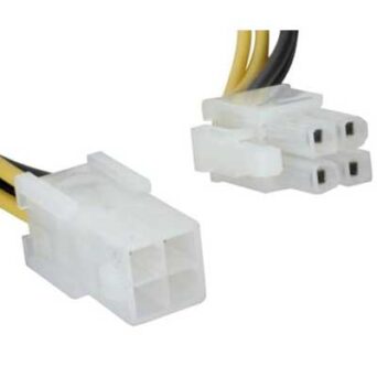 POWERTECH Καλώδιο για MB 4pin αρσενικό σε 4pin θηλυκό , 20cm