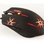 APPTWISTER gaming mouse 800 / 1200 / 1600 / 2400DPI Red Backlight
