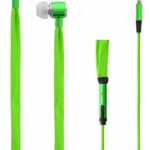 Lamtech Shoelace In-ear Handsfree με μικροφωνο Βύσμα 3.5mm Πράσινο (LAM020342)