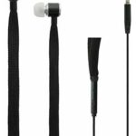 Lamtech Shoelace In-ear Handsfree με μικροφωνο με Βύσμα 3.5mm Μαύρο (LAM020359)