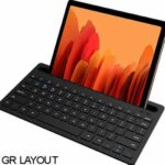 Lamtech LAM022124 Ασύρματο Bluetooth Πληκτρολόγιο για Tablet Ελληνικό Μαύρο