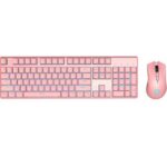 Motospeed CK700 Pink Wired Mechanical Keyboard Mouse Combo GR Layout