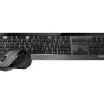 Rapoo 9900M, Wireless Desktop Combo Set, Multi-mode, Ultra-slim, US, (Black)