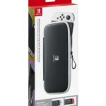 Nintendo Switch Carrying Case & Screen Protector Black & White