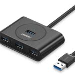 UGREEN USB 3.0 HUB 4in1 0,5m (black) (20290)