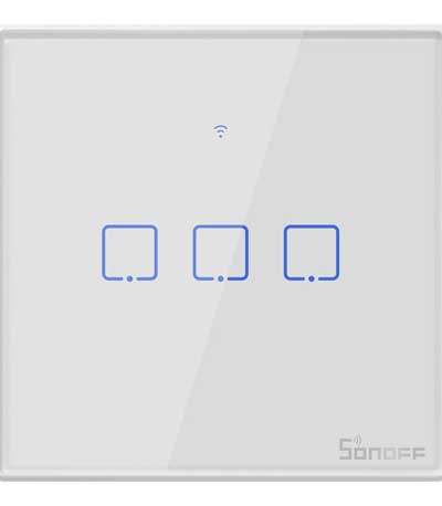 Sonoff Smart Switch WiFi T0 EU TX (3-channels) (T0EU3C-TX)