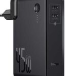 Baseus Power Station（GaN）2 in 1 Quick Charge Power bank & Charger C+C 10000mAh 45W EU Black
