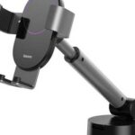 BASEUS βάση smartphone με βεντούζα για αυτοκίνητο SUYL-JY0S, ασημί