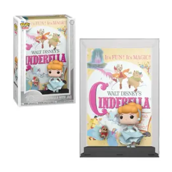 Funko Pop! Movie Posters: Disney (100th Anniversary) - Cinderella with Jaq #12 Figure