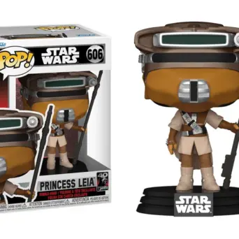 Funko Pop! STAR WARS 6 "40TH ANNIVERSARY" - Leia "Boushh" #606 Figure