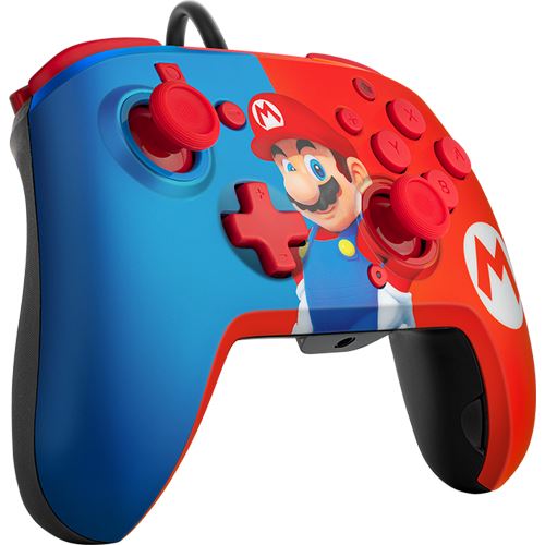 PDP - Wired Controller for Nintendo Switch and Pc MarioRed/Blue Faceoff (500-134-EU-C1MR-1)