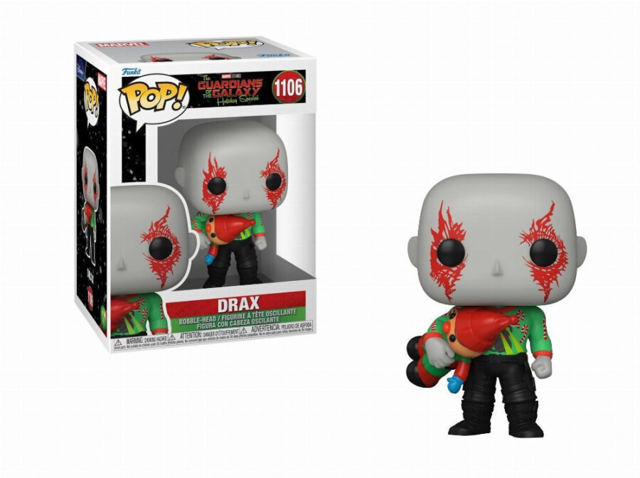 Funko Pop! Φιγούρα MARVEL Guardians of the galaxy - Drax 'Holiday' #1106 Figure