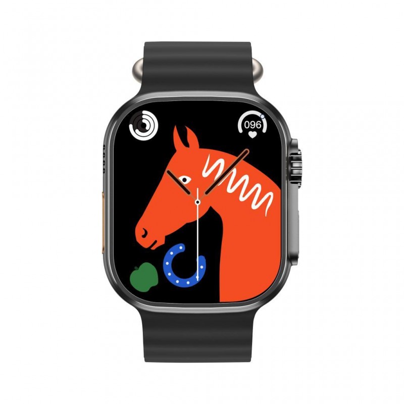 XO M8 PRO Smart Watch 1.96" Call Function Μαύρο (XO-M8PRO-BK)