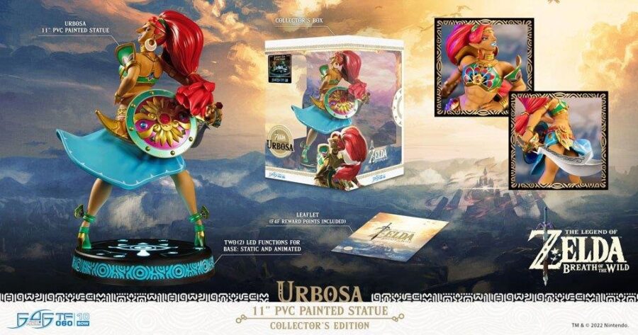 First4Figures Φιγούρα The Legend of Zelda: Breath of the Wild - Urbosa Statue Collector's Edition 28cm (F4FBOTWUC)