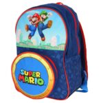 LaPlumeDoree MARIO Τσάντα Νηπίου/Δημοτικού - Mario and Luigi 3 Θήκες + 1 Τσέπη BackPack '32x45x18cm' (23BSMA204ASC)