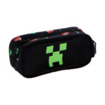 LaPlumeDoree MINECRAFT Κασετίνα Βαρελάκι - Creeper Square Pencil Case Με 1 Θήκη '20x7x9cm' (90953144)