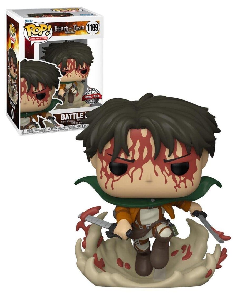 Funko Pop! Animation: Attack on Titan - Battle Levi #1169 Special Edition (Exclusive) Figure