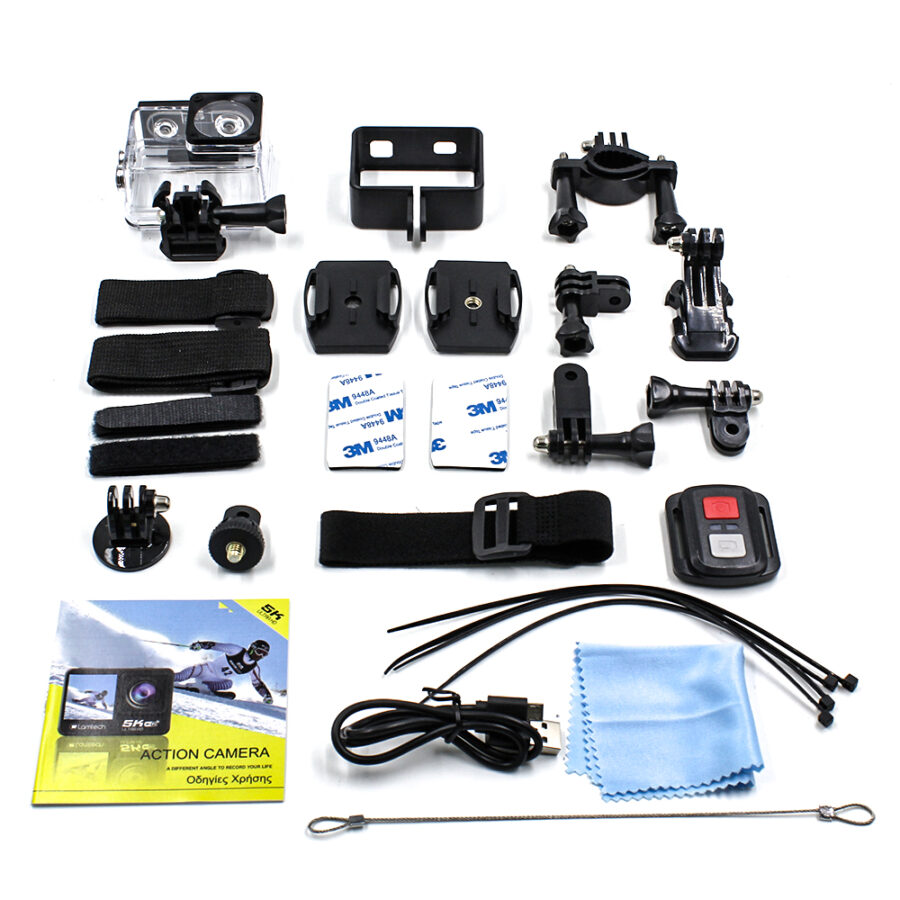 Lamtech 5K/EIS Dual Screen Action Camera (LAM113232)
