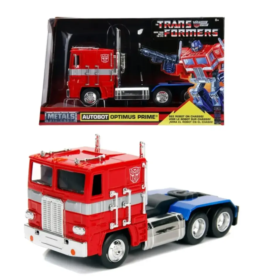 Jada Toys Αυτοκινητάκι TRANSFORMERS - G1 Optimus Prime - 1:24 (SBA253115005)