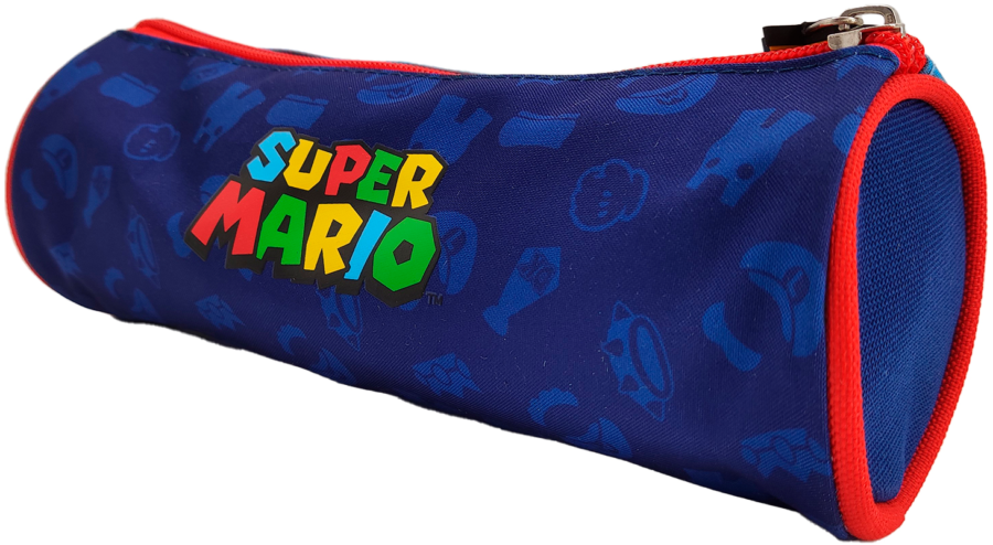 LaPlumeDoree MARIO Κασετίνα Βαρελάκι - Mario and Luigi Pencil Case Με 1 Θήκη (23BSMA207POL)