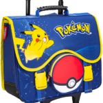 LaPlumeDoree POKEMON - Pikachu Τσάντα Τρόλεϊ Νηπίου/Δημοτικού – 3 Θήκες + 1 Τσέπη BackPack ’40x41x16cm’ (226POE203ARS)