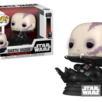 Funko Pop! STAR WARS 6 "40TH ANNIVERSARY" - Darth Vader "Unmasked" #610 Figure