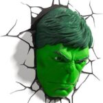 3D Light FX MARVEL Φωτιστικό Τοίχου- 3D Deco Light HULK FACE (3DL75193)