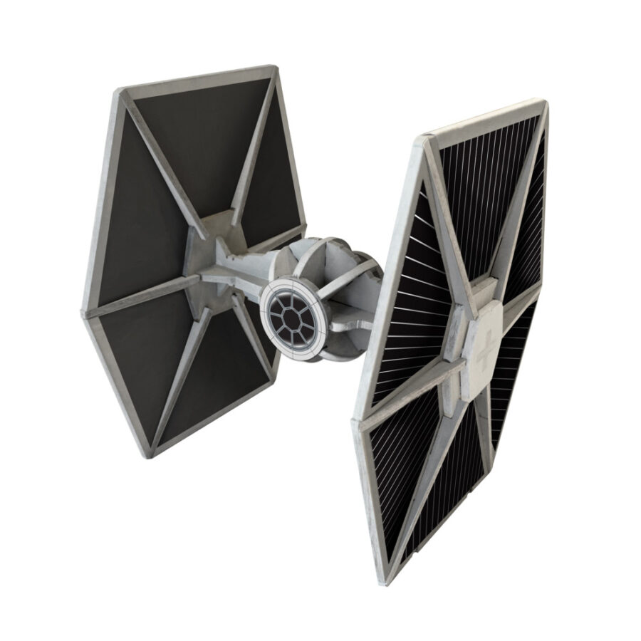 Wood WorX Star Wars Tie Fighter Φιγούρα Μοντελισμου Διαστημόπλοιο 32 Κομματιών (177678)