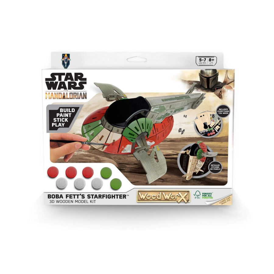 Wood WorX Star Wars Bobba Fett's Slave-1 - Φιγούρα Μοντελισμου (177739)