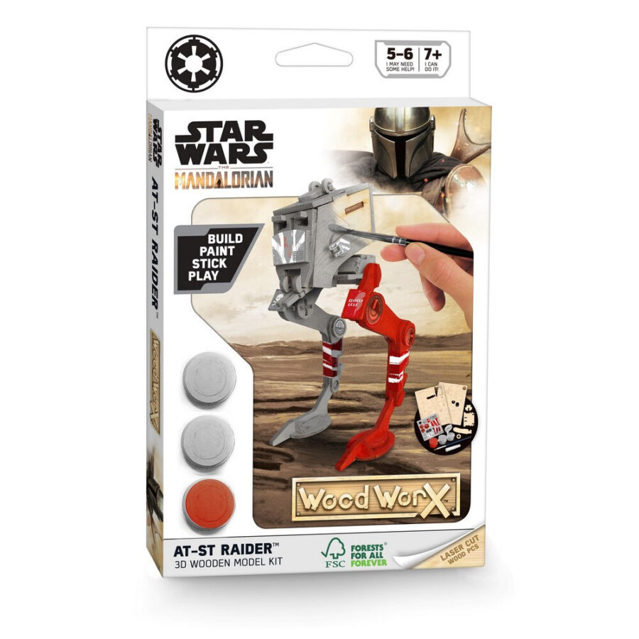 Wood WorX Star Wars AT-ST - Φιγούρα Μοντελισμου (177692)