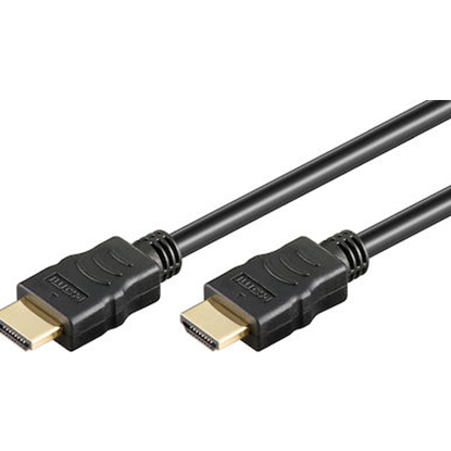 GOOBAY καλώδιο HDMI 2.0 με Ethernet 61159, 10.2Gbit/s, 4K, 2m, μαύρο