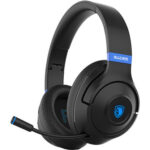 SADES gaming headset Whisper, wireless & wired, multiplatform, BT, μαύρο