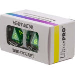 Vivid Heavy Metal D20 Dice Green (REM15937)